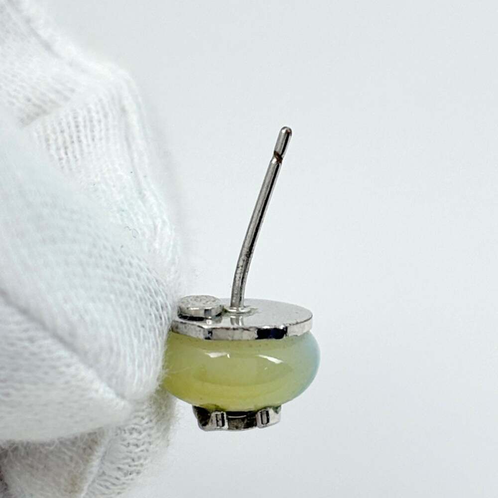 Chanel Cc Logo Earrings Silver-Tone #244033C72B - Picture 4 of 6